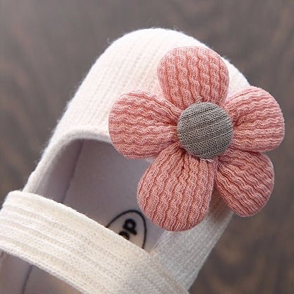 Baby Cotton Mary Jane Crib Shoes