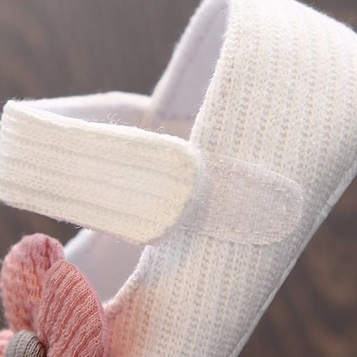 Baby Cotton Mary Jane Crib Shoes