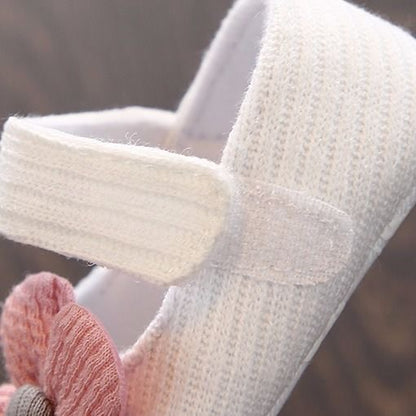 Baby Cotton Mary Jane Crib Shoes