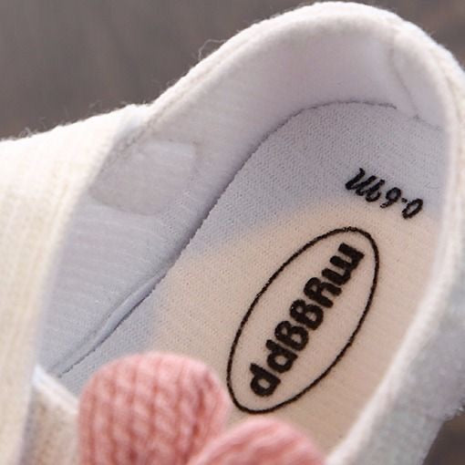 Baby Cotton Mary Jane Crib Shoes