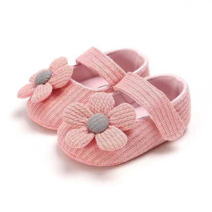 Baby Cotton Mary Jane Crib Shoes