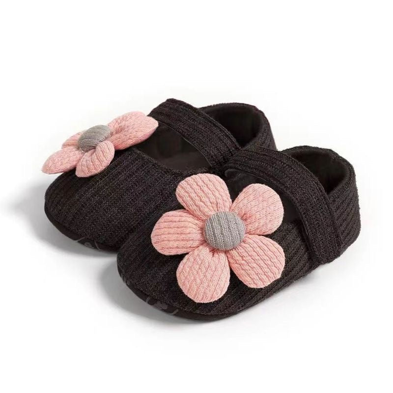 Baby Cotton Mary Jane Crib Shoes