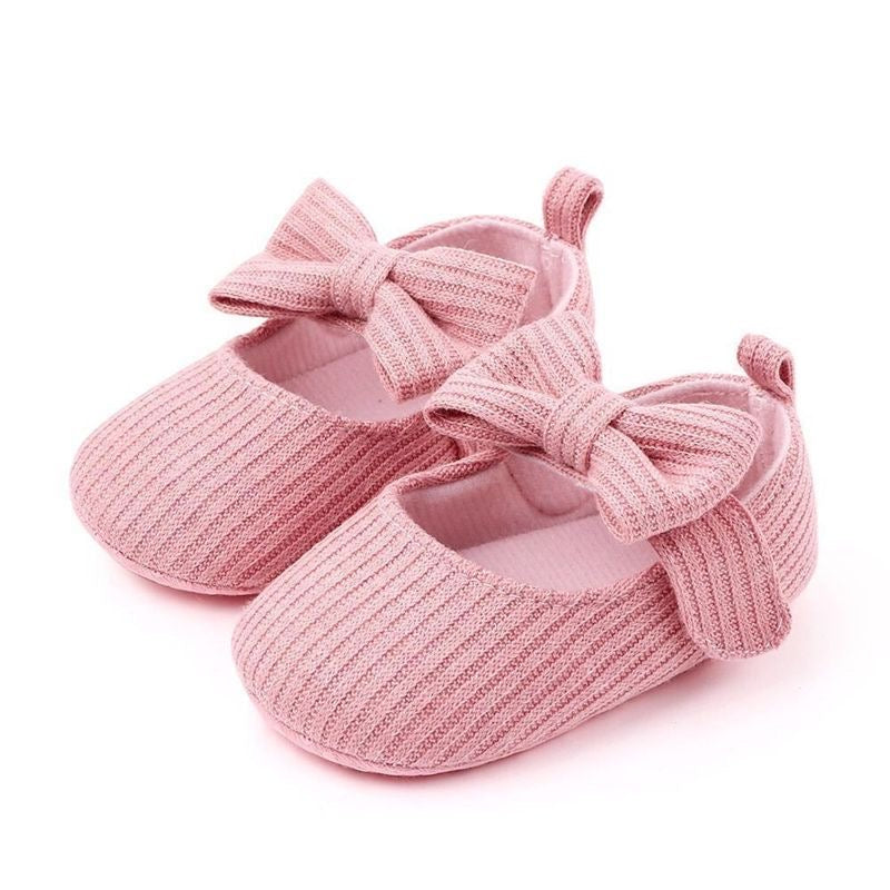 Baby Cotton Mary Jane Crib Shoes