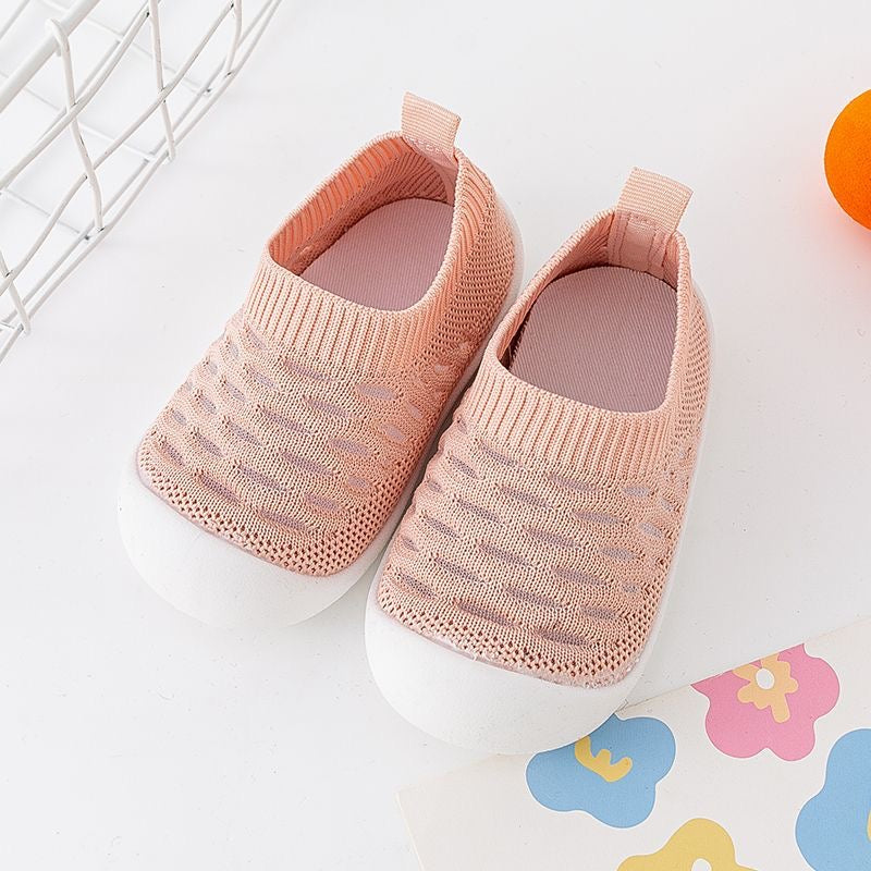 Toddler Breathable Knit Slip-On Shoes