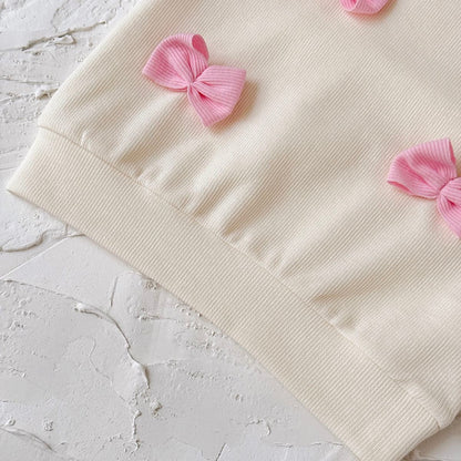 Girls Sweet Bow Flare Set