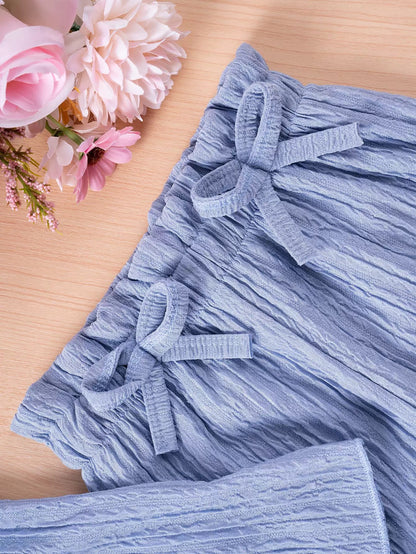 Girls Crinkle Lounge Set
