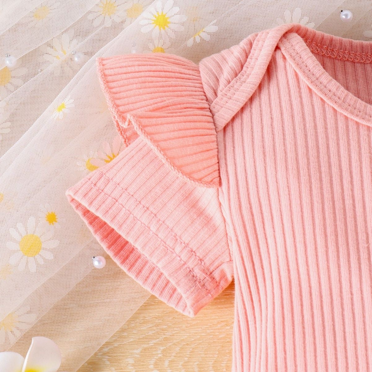 Maisie Daisy Shortall Set baby daisy outfit for casual celebrations and vacation days