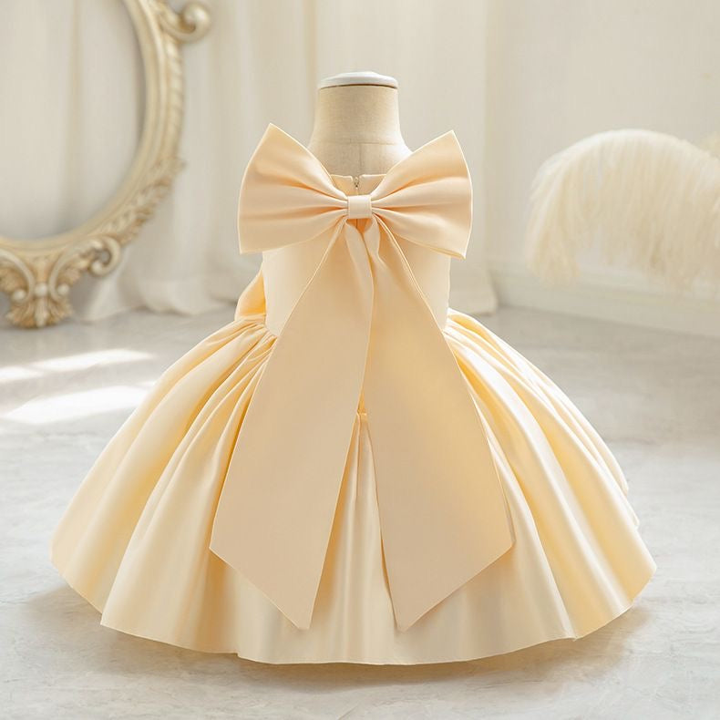 Girls Royal Bow Princess Dress