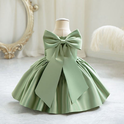 Girls Royal Bow Princess Dress