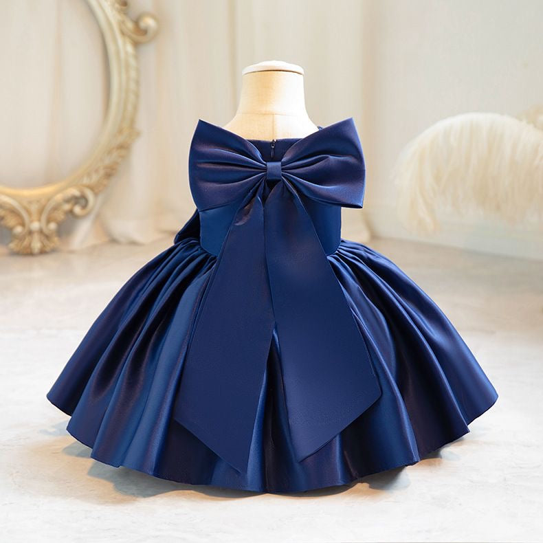 Girls Royal Bow Princess Dress