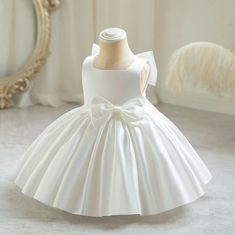 Girls Royal Bow Princess Dress