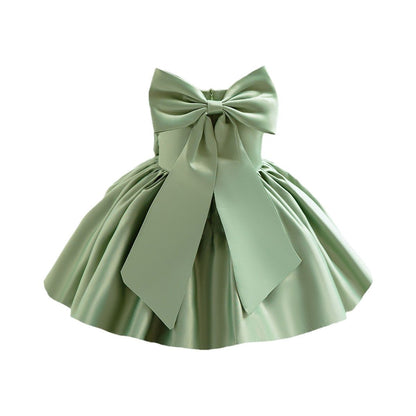 Girls Royal Bow Princess Dress