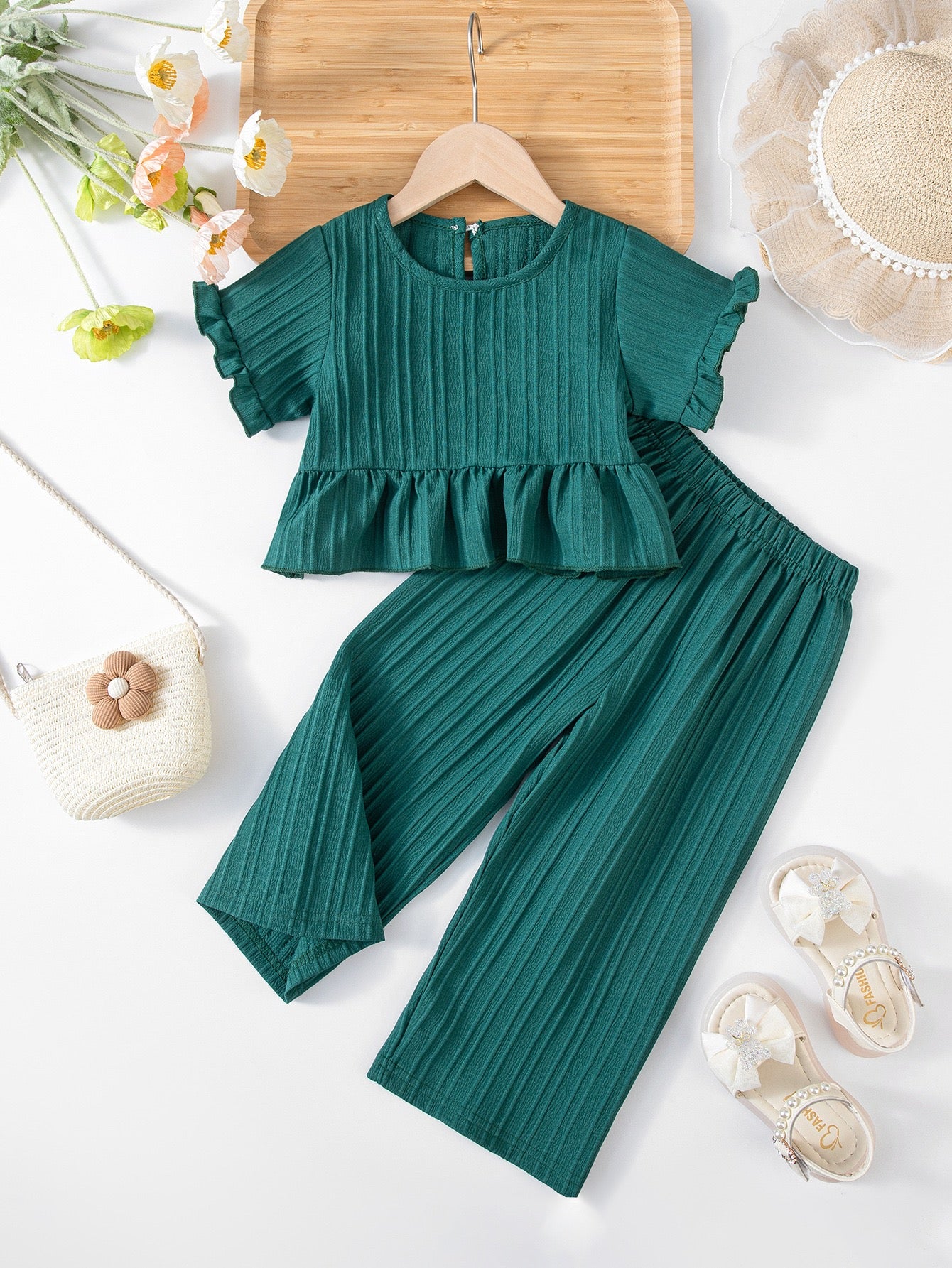Meadow Ruffle Set girls ruffle outfit for everyday wear