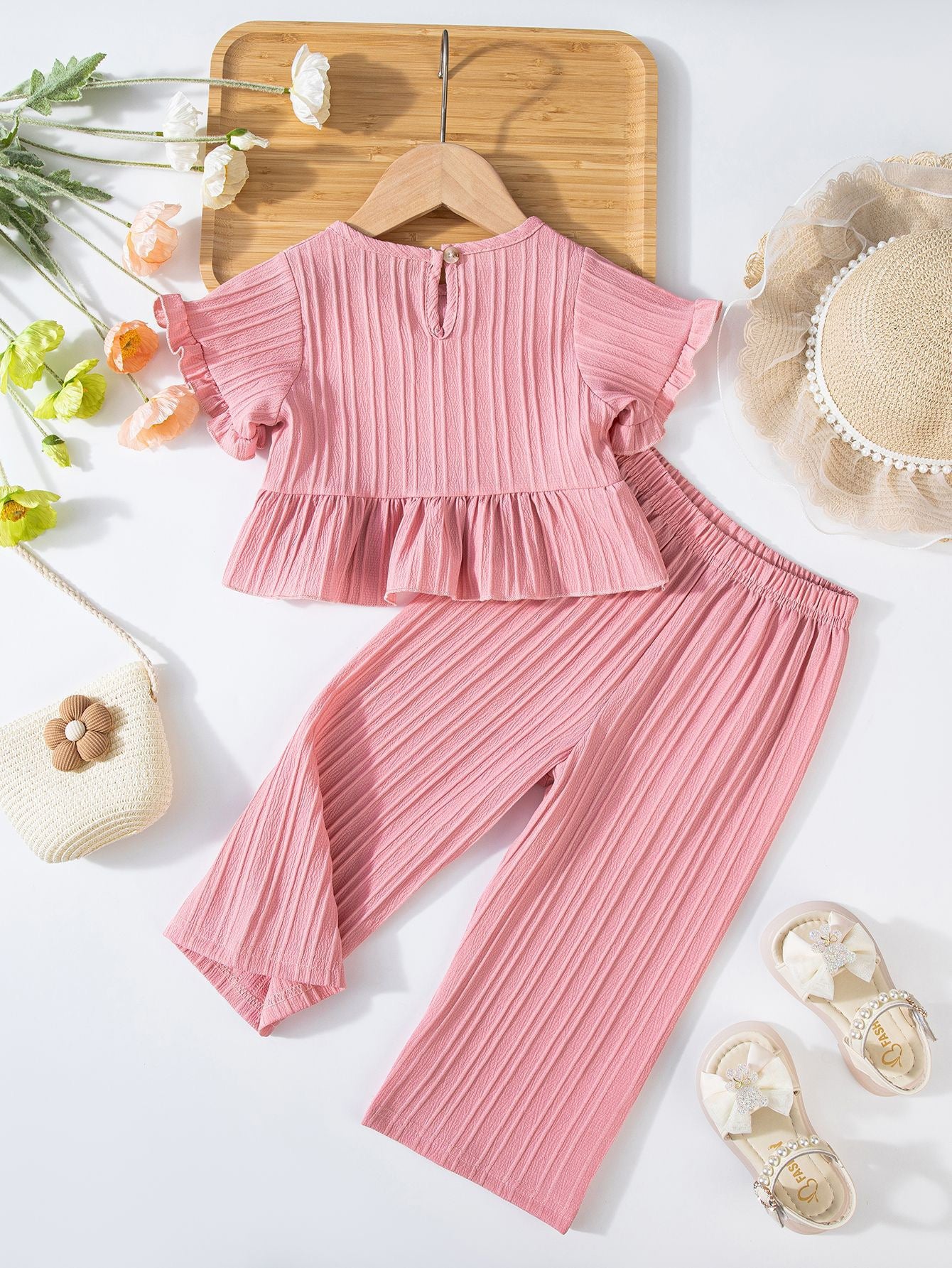 Meadow Ruffle Set girls ruffle outfit ideal for vacation days