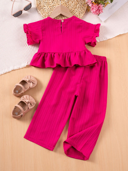 Meadow Ruffle Set girls party outfit for everyday wear and playdates