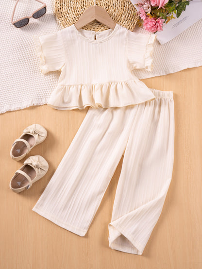 Meadow Ruffle Set girls ruffle outfit suited to everyday outfits