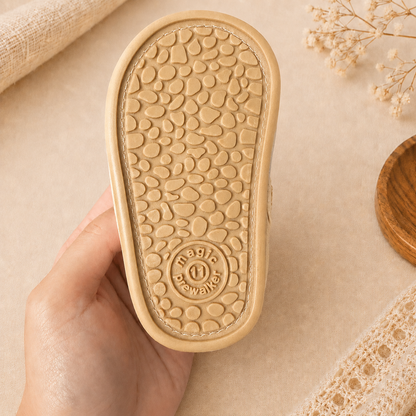 Baby Floral Embroidered Prewalker Sandals