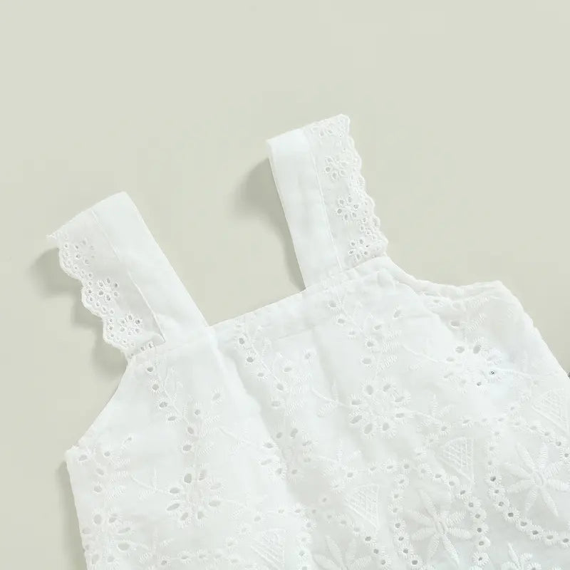 Sunday Eyelet Set girls party outfit for holiday gatherings