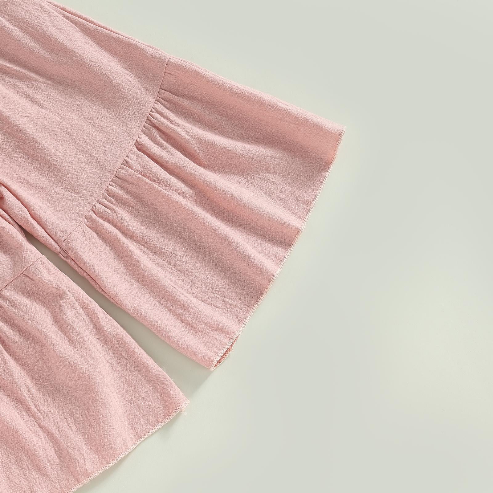Girls matching set featuring Sunday Eyelet Set for weekend trips