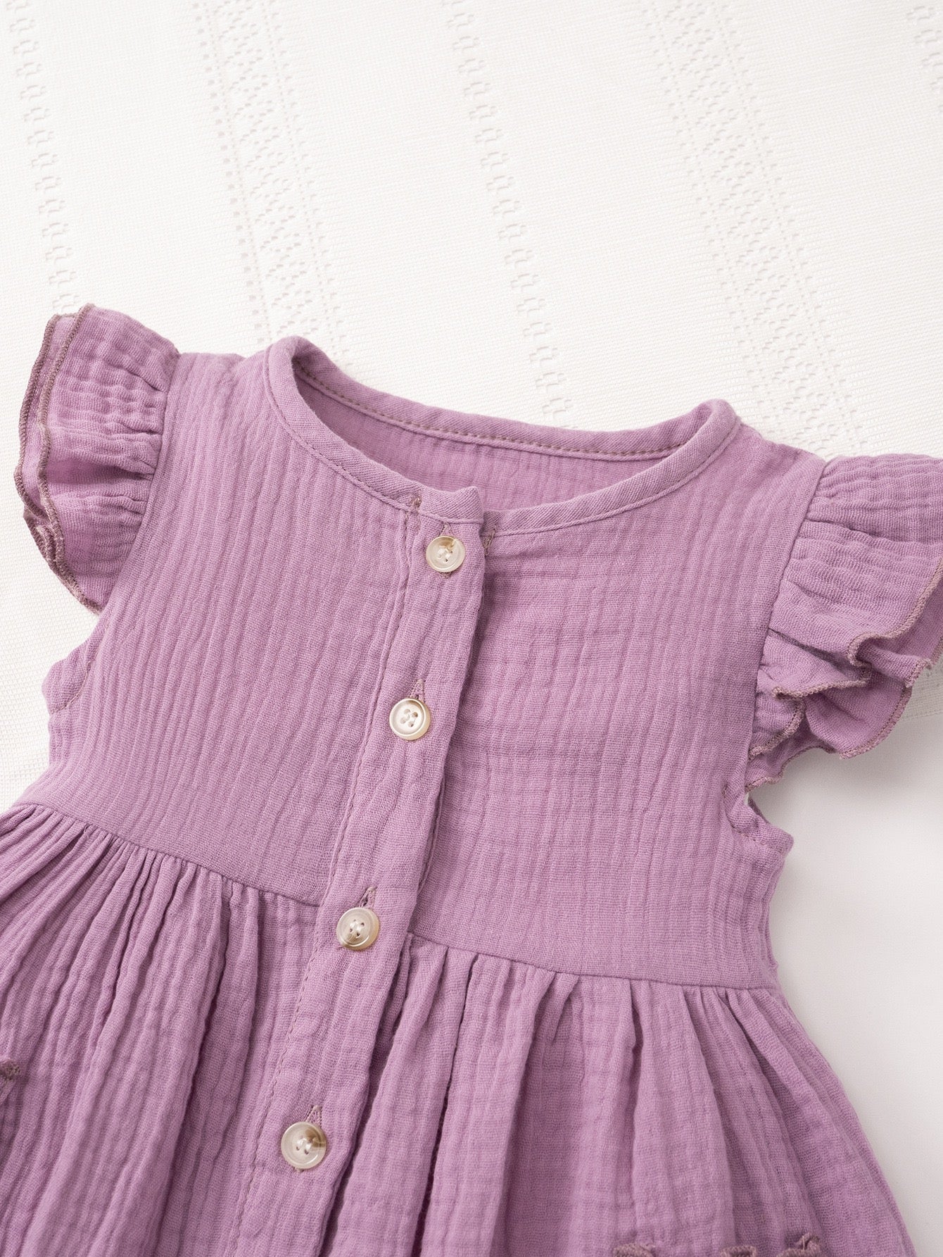 Meadow Button Dress girls birthday dress ideal for dressy family gatherings