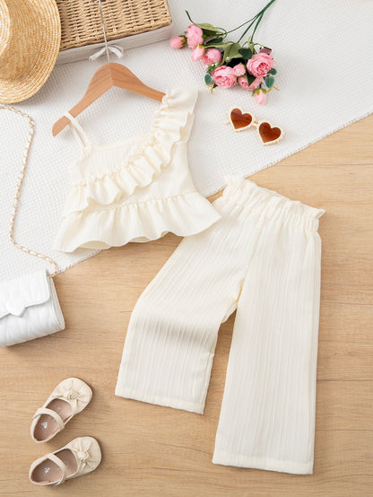 Luna Ruffle Set girls ruffle outfit for everyday wear