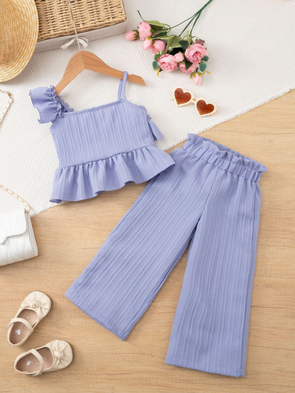 Luna Ruffle Set girls ruffle outfit ideal for vacation days