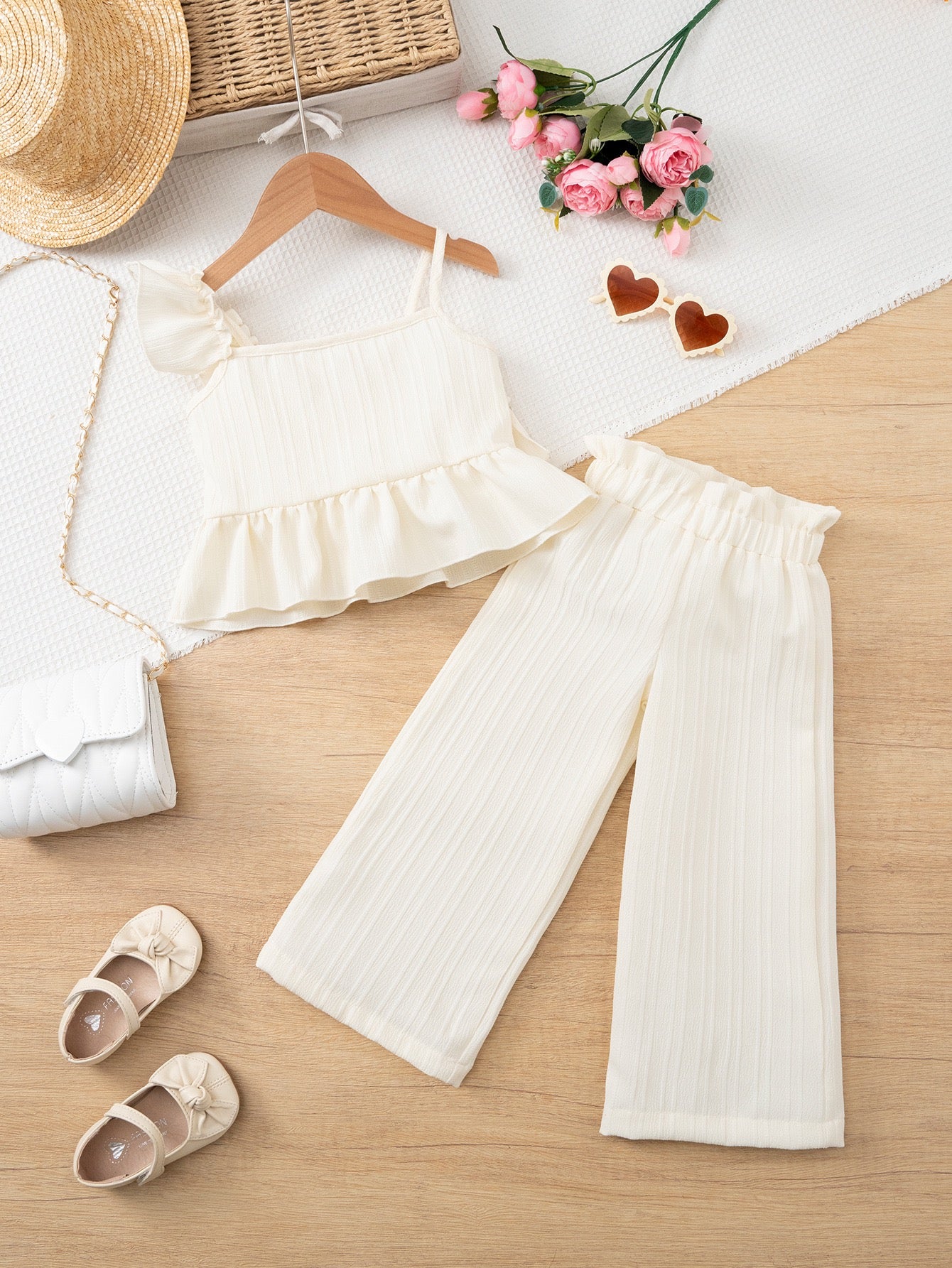 Luna Ruffle Set girls matching set for birthday parties