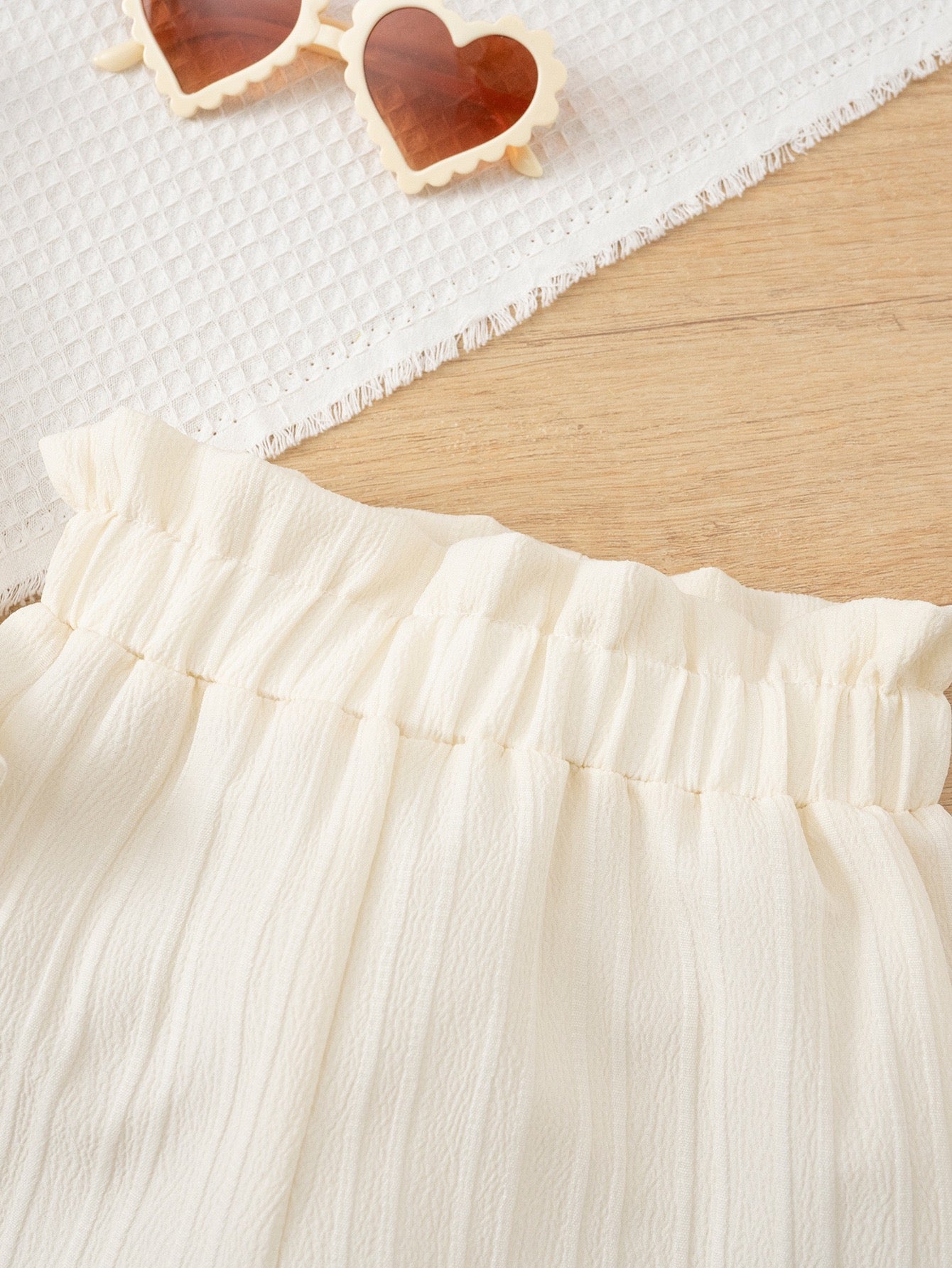 Girls matching set featuring Luna Ruffle Set for holiday gatherings