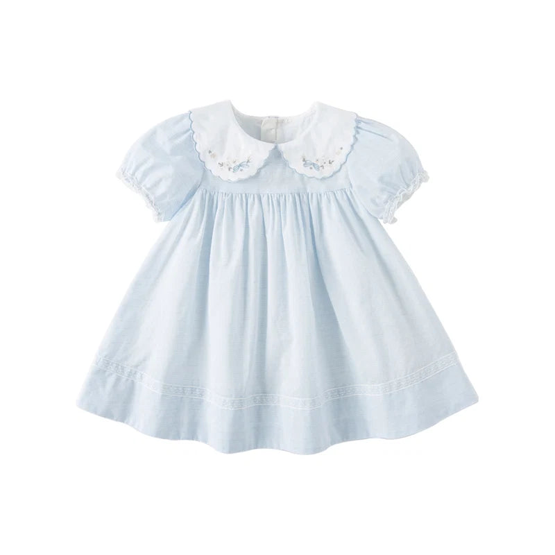 Bluebell Petal Collar Girls Dress