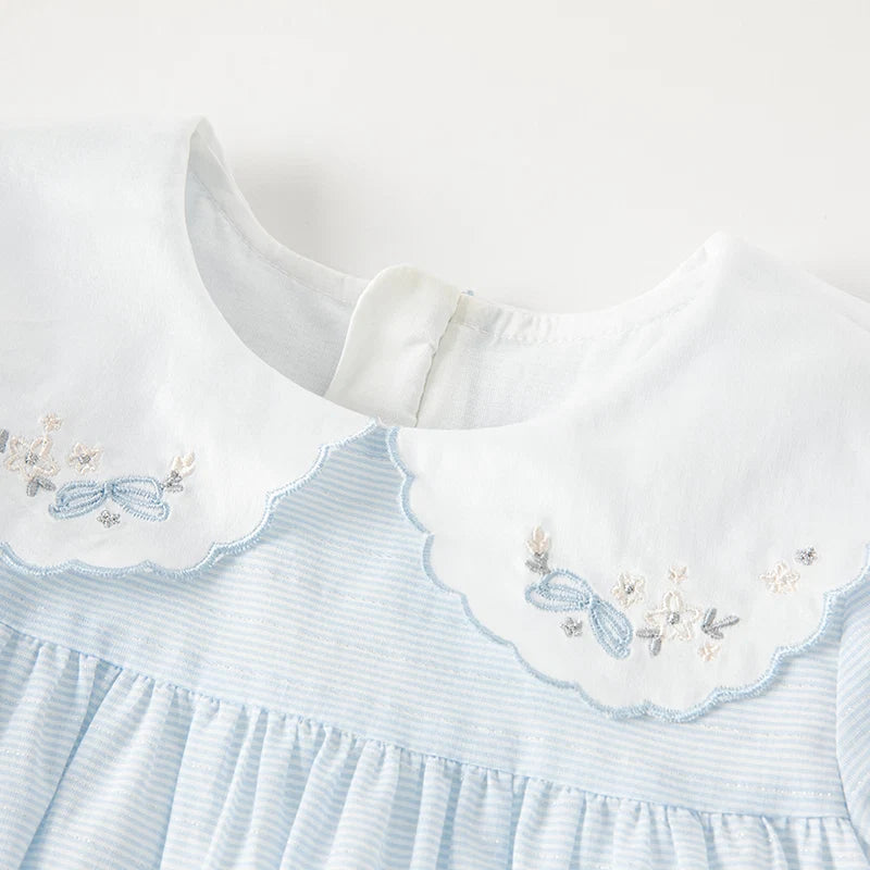 Bluebell Petal Collar Girls Dress
