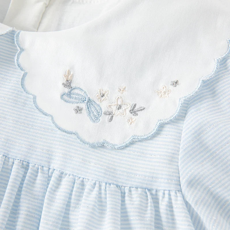 Bluebell Petal Collar Girls Dress