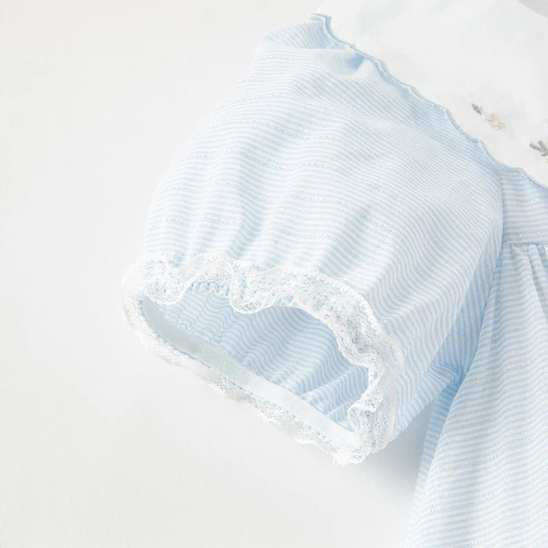 Bluebell Petal Collar Girls Dress