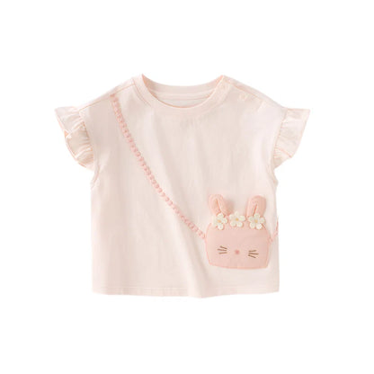 Blush Bunny Meadow Flutter Sleeve Top