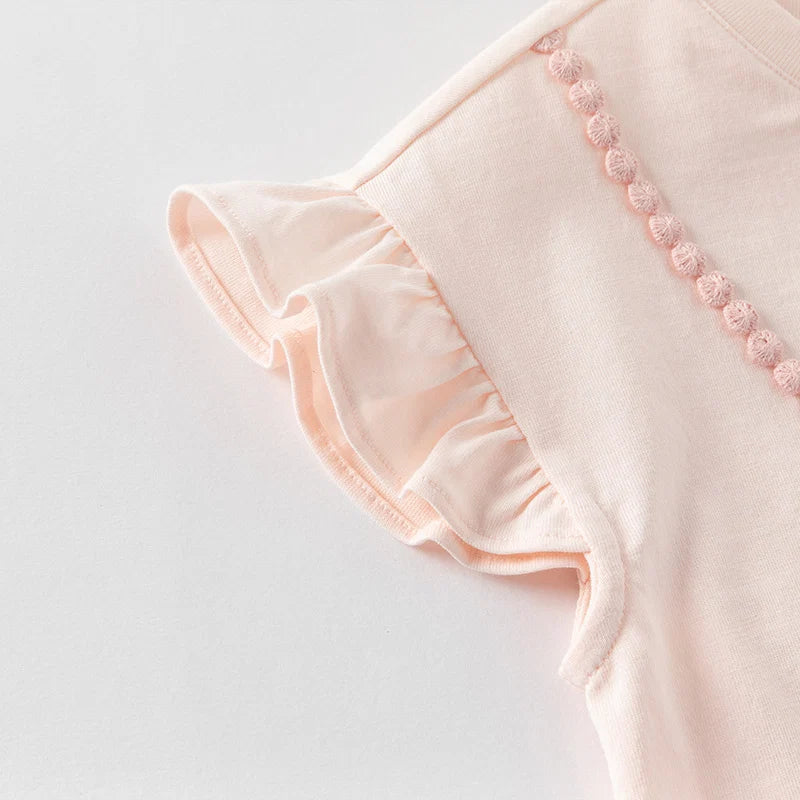 Blush Bunny Meadow Flutter Sleeve Top