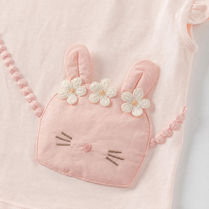 Blush Bunny Meadow Flutter Sleeve Top