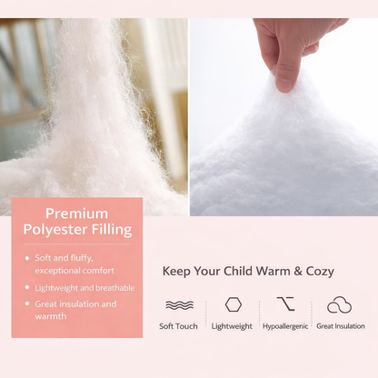 Kids Heavyweight Down Jacket & Pants Set — Extra Warm & Windproof