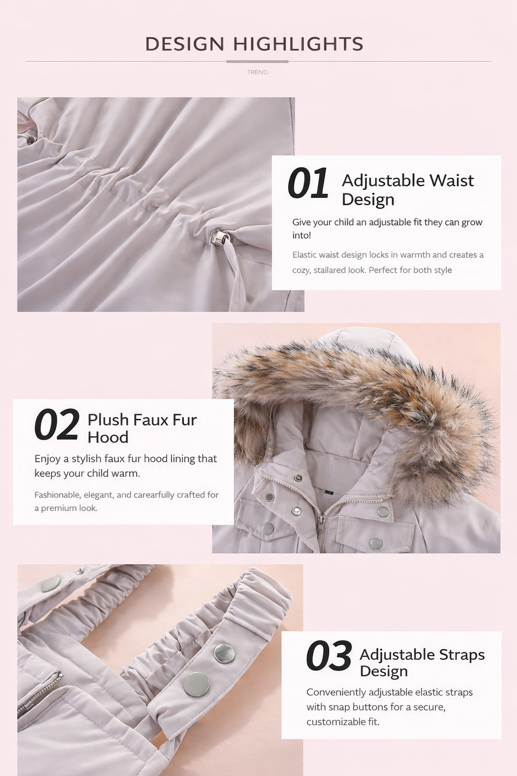 Kids Heavyweight Down Jacket & Pants Set — Extra Warm & Windproof