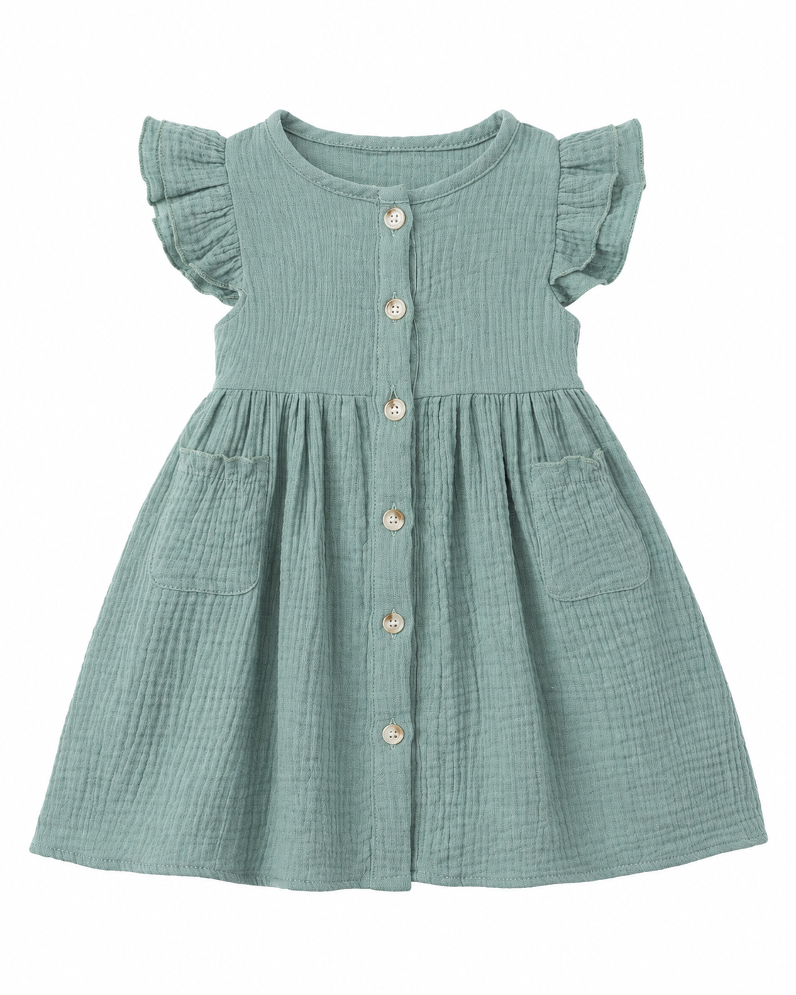 Meadow Button Dress