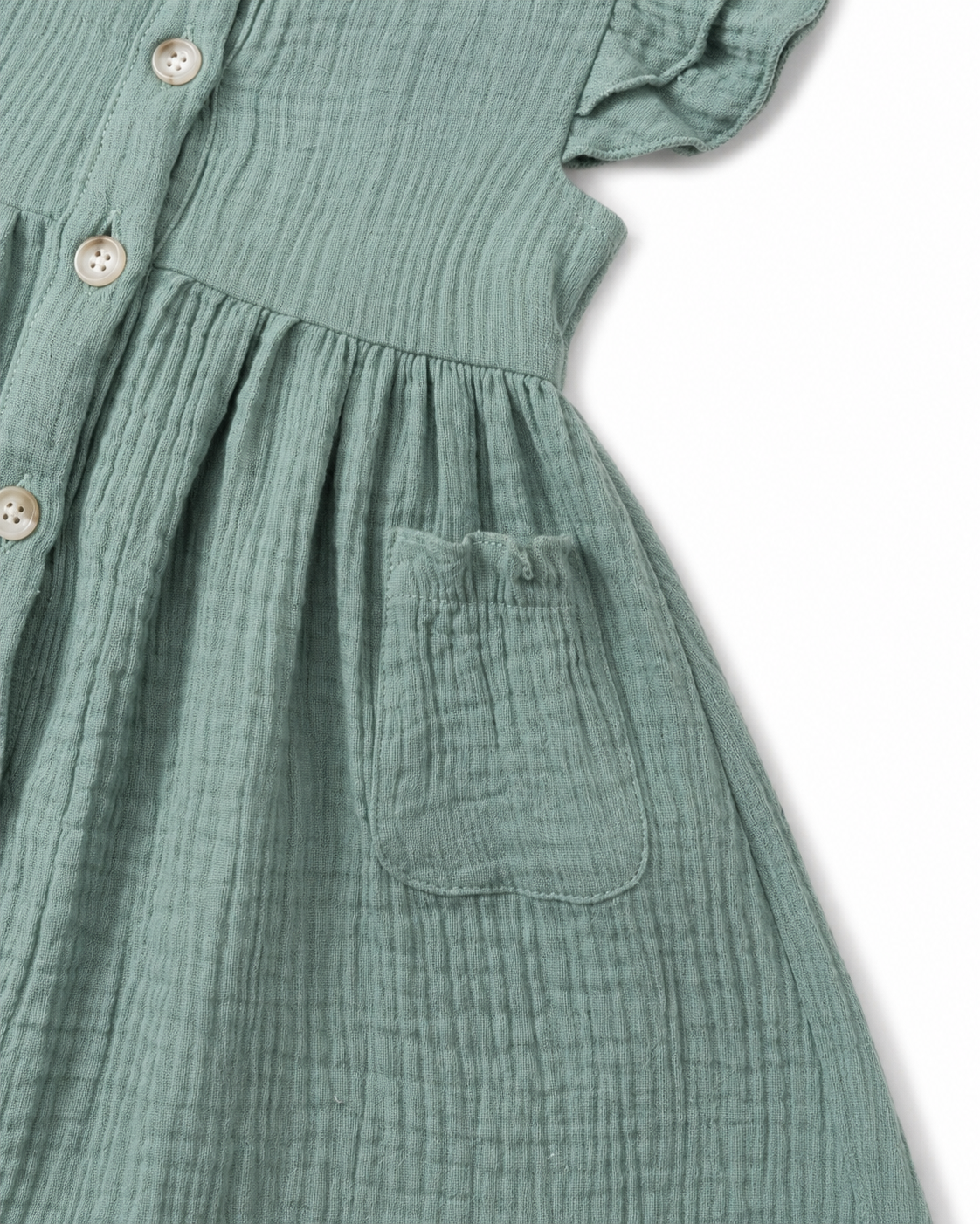 Meadow Button Dress