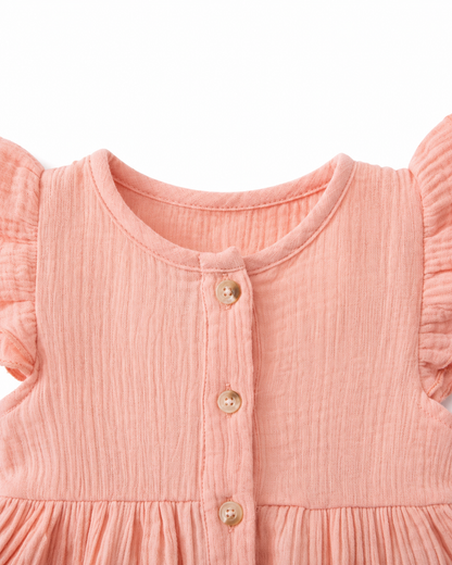 Meadow Button Dress