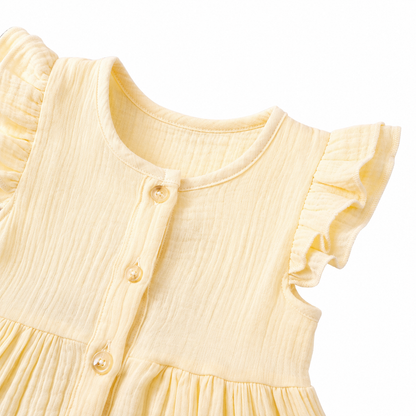 Meadow Button Dress