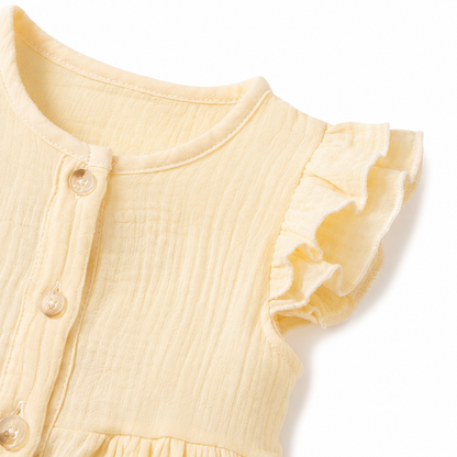Meadow Button Dress