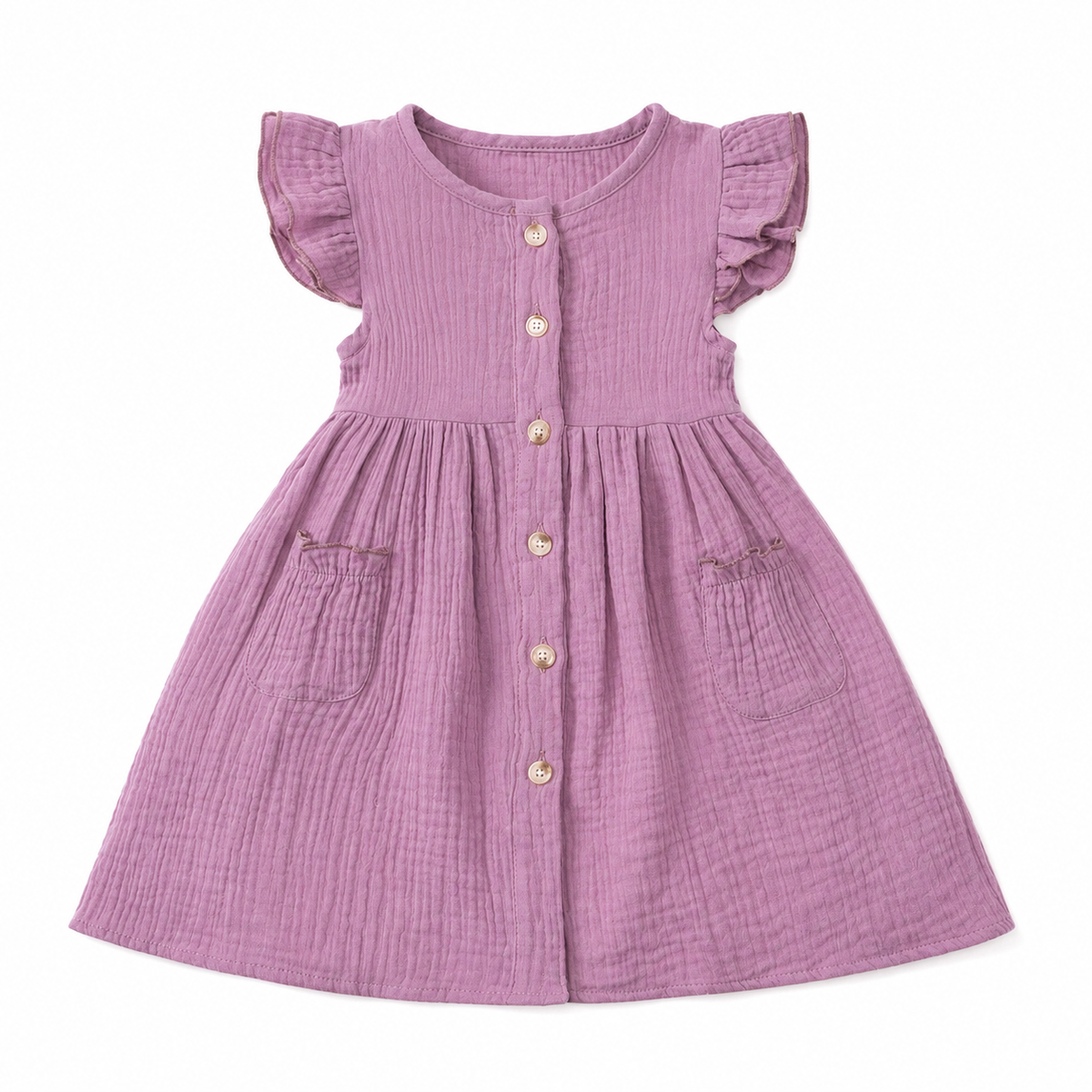 Meadow Button Dress