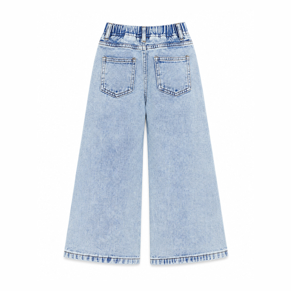Driftwood Lane Girls Wide-Leg Denim Jeans