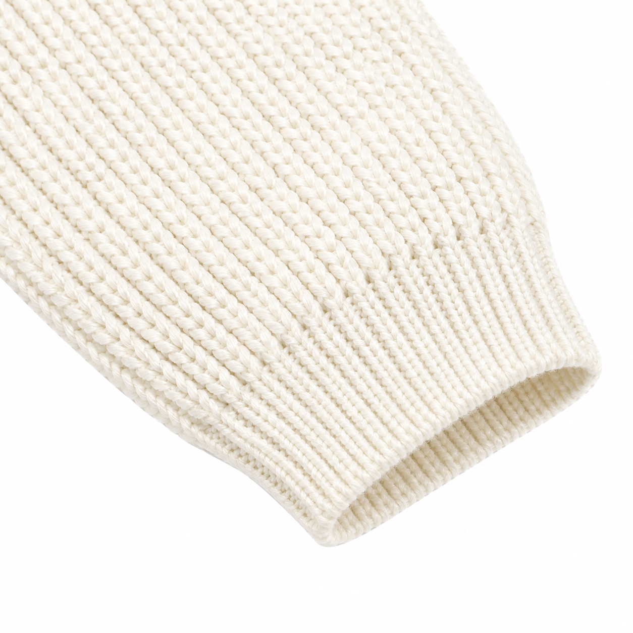 Knit texture detail of girls cotton style sweater