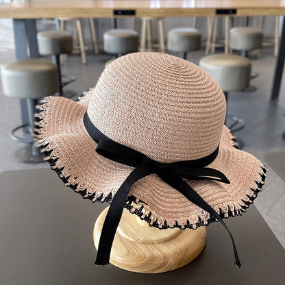 Willow Ribbon Girls Straw Sun Hat